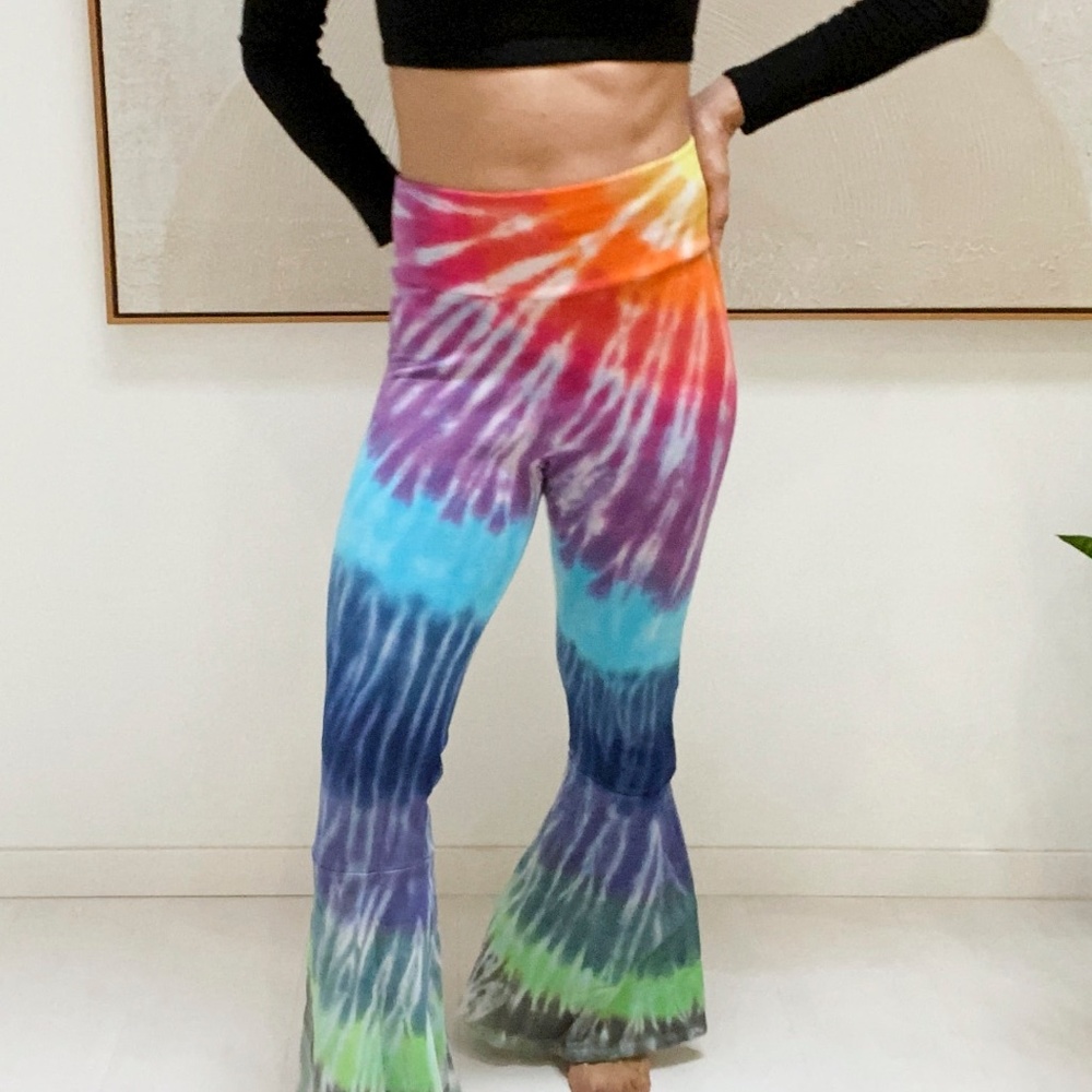 Tie Dye Flare Pants - Picture 2 of 2